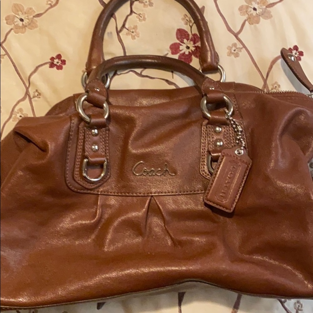 Coach brown purse